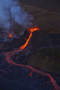 Vulkanausbruch in Island von Elisa in Iceland