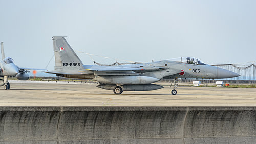 Japanische Mitsubishi/McDonnell Douglas F-15J Eagle.