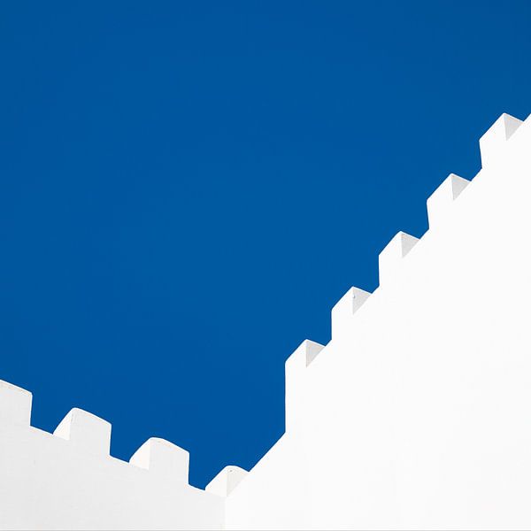 White on Blue by Graham Forrester