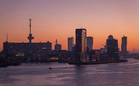Der Sonnenaufgang in Rotterdam von MS Fotografie | Marc van der Stelt Miniaturansicht