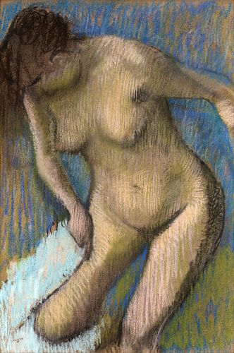 Edgar Degas, Na het Bad - 1886