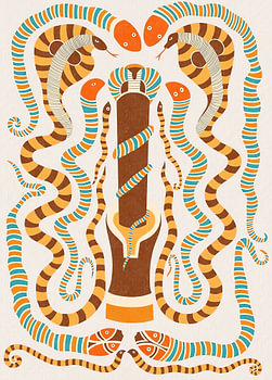 Symétrie du Temple du Serpent