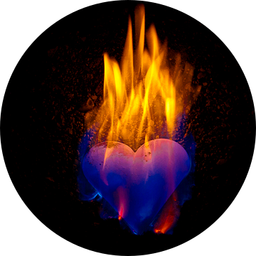 burning heart (2) van Norbert Sülzner