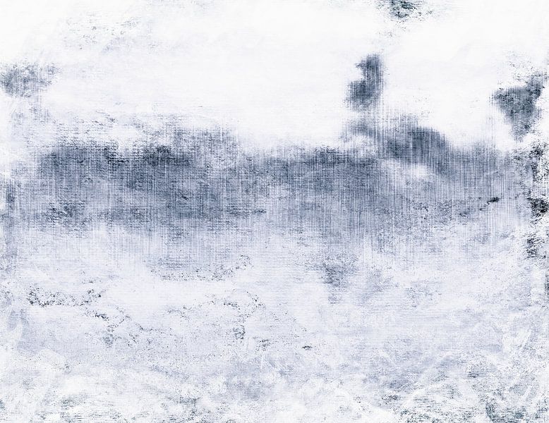 Nordic Abstract Scandinavia Landscape by Mad Dog Art