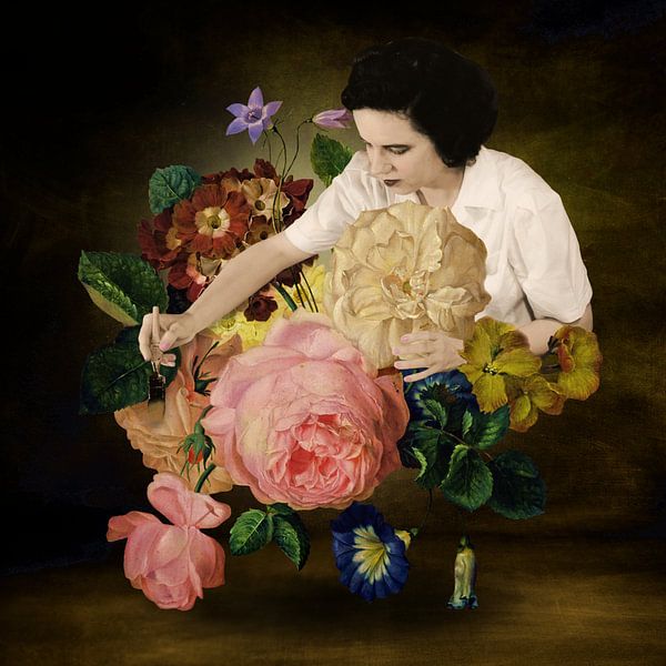 And Rose Painted the Roses par Marja van den Hurk