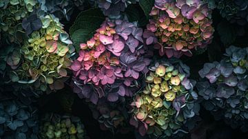 Hortensia de velours sur ByNoukk