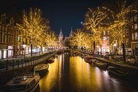 Winterliche Pracht auf der Spiegelgracht: Amsterdam in Weihnachtsstimmung