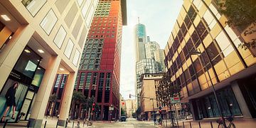 Frankfurt Straßenschlucht von Frank Wächter