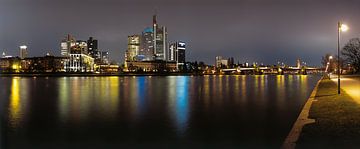 Frankfurt am Main Skyline van Steffen Grocholl