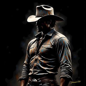 Country & Western - Silhouette des Westens