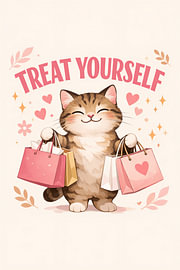 Fais-toi plaisir avec des posters de chats sur DesignDoodle