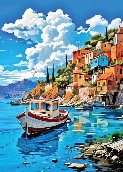 Sérénité au bord de la mer par PublicArt77