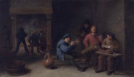Raucher, David Teniers II, 1633 von Atelier Liesjes