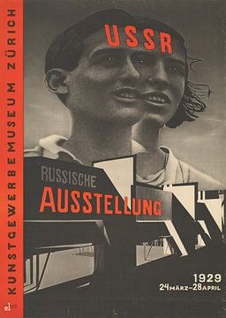 EL LISSITZKY, URSS, exposition russe, Kunstgewerbemuseum Zürich, 1929