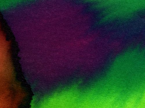 Noorderlicht - acrylinkt schilderij