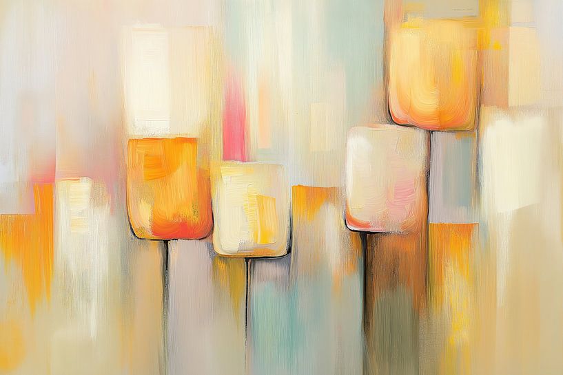 Tulips abstract #1 by Imagine