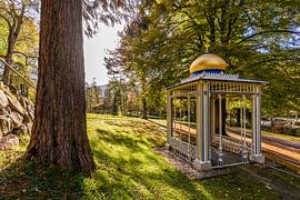 Moors paviljoen in het kuurpark van Bad Wildbad in het Zwarte Woud van Werner Dieterich