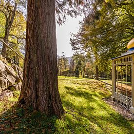 Moors paviljoen in het kuurpark van Bad Wildbad in het Zwarte Woud van Werner Dieterich