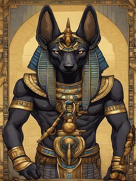 De zwarte Anubis van Art Kingdom