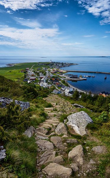 Hiking to Alnes, Godøy, Norway by qtx