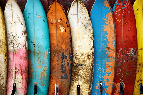 Planches de surf minimalistes