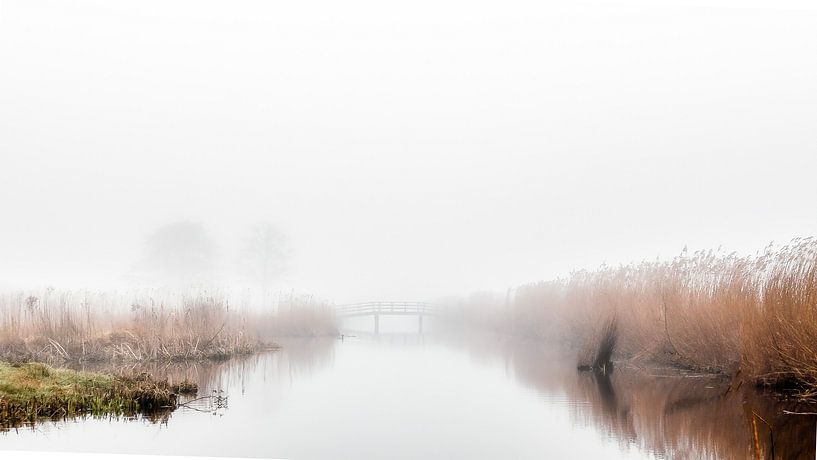 Misty bridge by Robbert Ladan