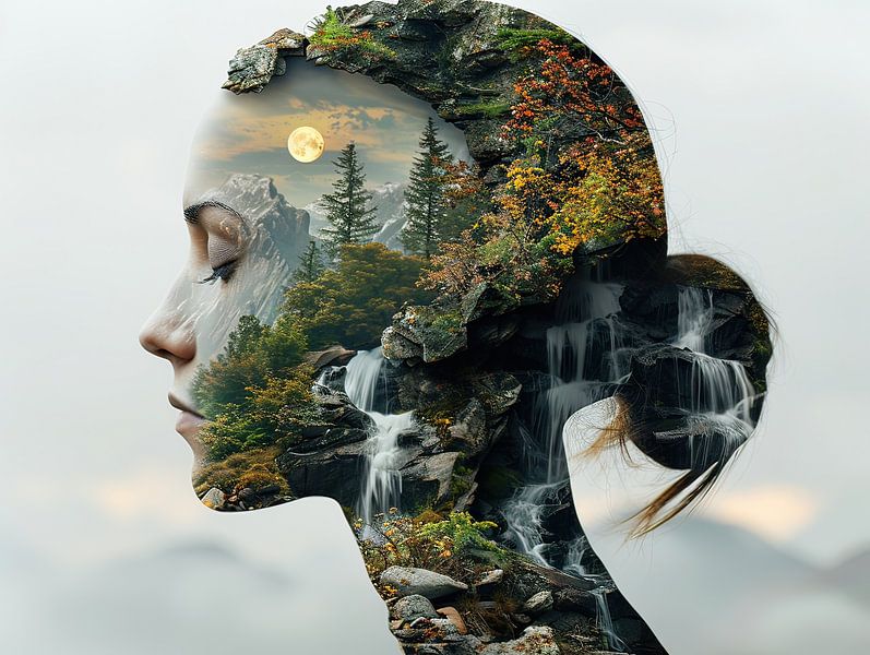 Nature Silhouette 346 by Wonderful Art