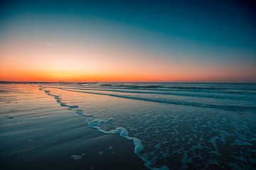 Domburg Strand Sonnenuntergang 4 von Andy Troy
