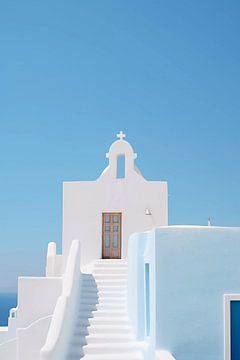 Greek island Church by haroulita