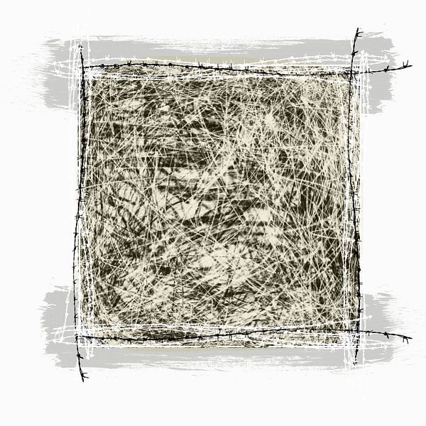 Quadrat mit Widerhaken von Dray van Beeck