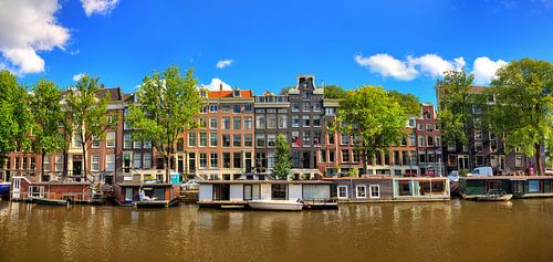 Schaduwgracht Amsterdam panorama