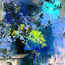 Blue still life