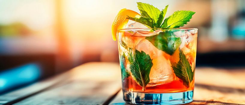 Refreshing cocktail by Poster Art Shop