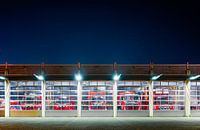 The Fire Station in Ridderkerk at night