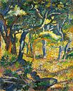 Landschap van de Zwitserse Alpen, Ferdinand Hodler van Meesterlijcke Meesters thumbnail