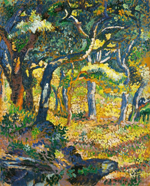 Landschap van de Zwitserse Alpen, Ferdinand Hodler van Meesterlijcke Meesters