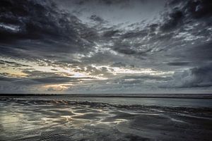 Sonnenuntergang am Wattenmeer II