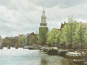 Peinture : Waalseilandgracht, Amsterdam par Igor Shterenberg Aperçu