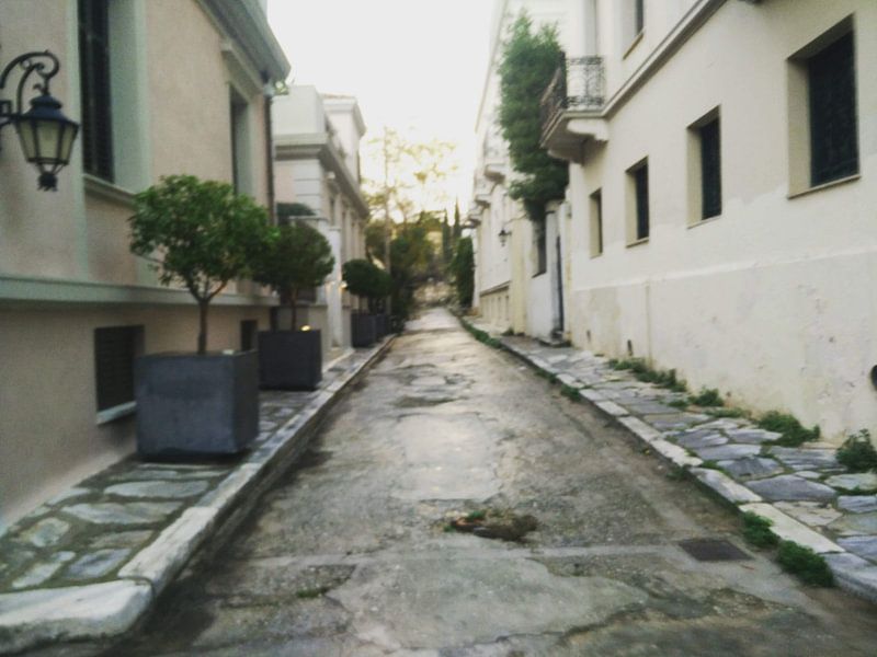 Griechische Straßen von Heleen Stulp