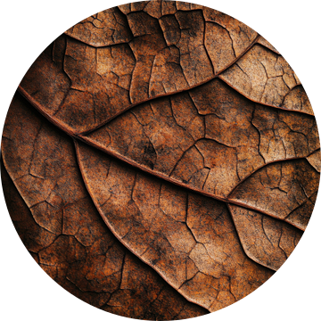 Verdorde bladeren van Poster Art Shop