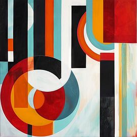 Farbenfrohe Geometrie von Poster Art Shop