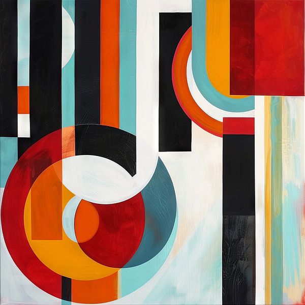Colourful geometry by Poster Art Shop