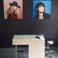 Photo de nos clients: Peinture de Brigitte Bardot par Paul Meijering, sur toile