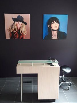 Klantfoto: Brigitte Bardot Schilderij