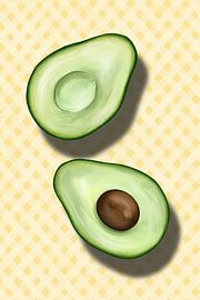 Fresh Avocado Halves by EMELIEmaria