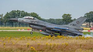KLu F-16 Fighting Falcon der 312 Squadron.