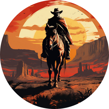 Cowboy Pop Art Western Wilde Westen van Niklas Maximilian