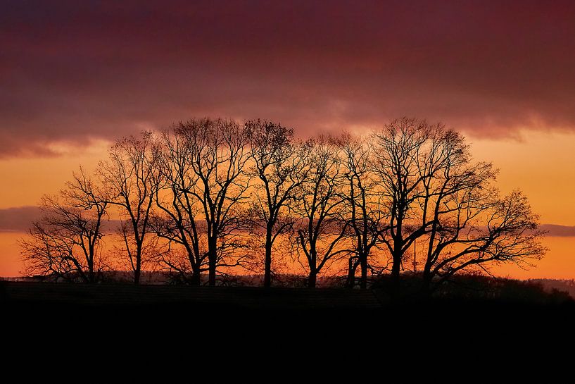 Sonnenuntergang im Dezember von Klaus Feurich Photography