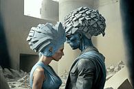 Digitale kunst: Mensen in een Dystopie van Tim Kunst en Fotografie thumbnail