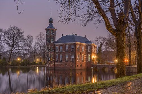 Regenachtige zonsopkomst bij Kasteel Bouvigne, Breda